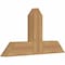Ekena Millwork Portland Timber Gable Bracket, Western Red Cedar, 36"W x 19"H x 3 1/2"D x 5 1/2"F, 13/12 Pitch GBW036X19X0406POR00SWR - alternate 2